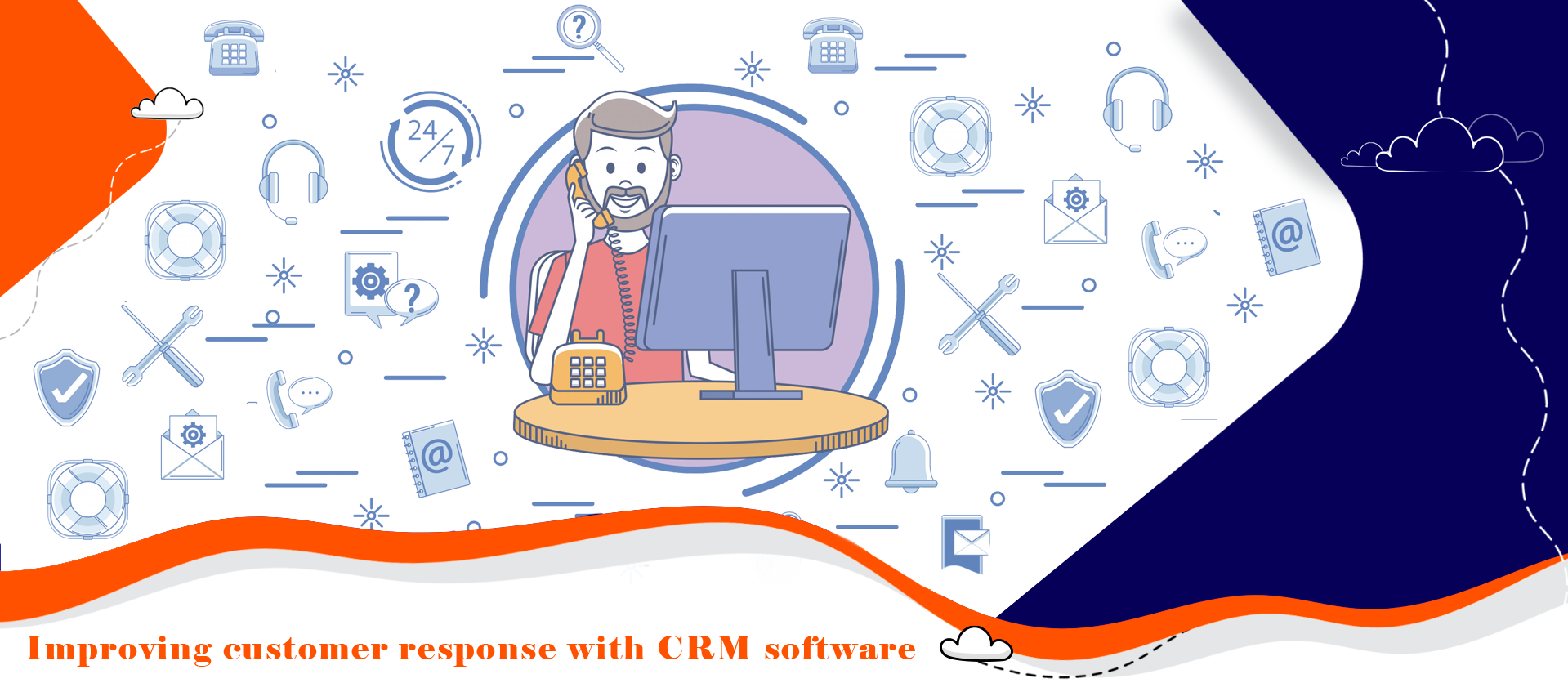 بهبود پاسخگویی به مشتریان با نرم افزار CRM